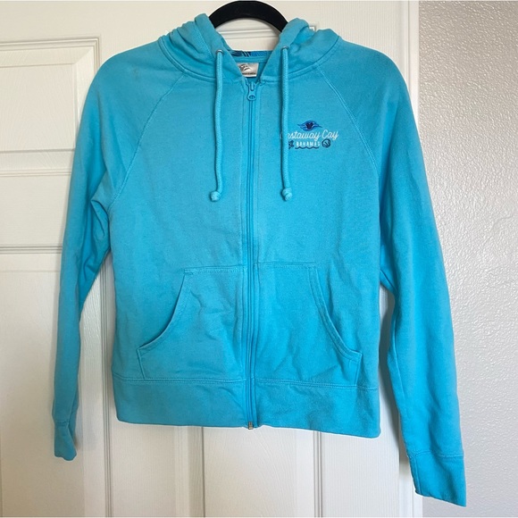 Women's Blue Bahamas Disney Cruise Line Zip Up Jacket Size XS - Picture 2 of 8